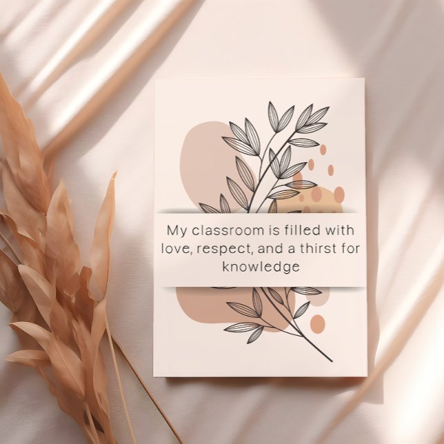 Dag 10 Mentalsjukförsäkringskort för lärare (teacher daily affirmation card)