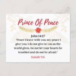 Dag 10. Namn Jesus | Prince of Peace Advent Vykort