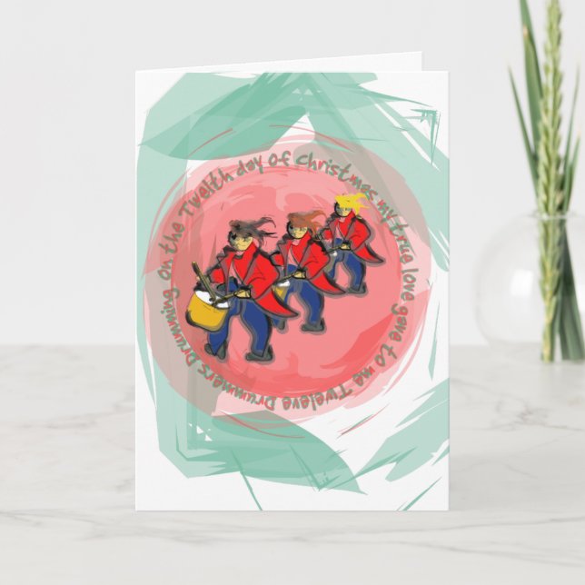 Dag 12 - 12 dagar av julkort helgkort (Framsida)