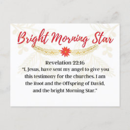Dag 13. Namn Jesus |Ljud av Bright Morgonstjärna Vykort