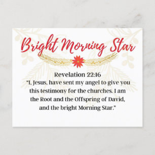 Dag 13. Namn Jesus Ljud av Bright Morgonstjärna Vykort