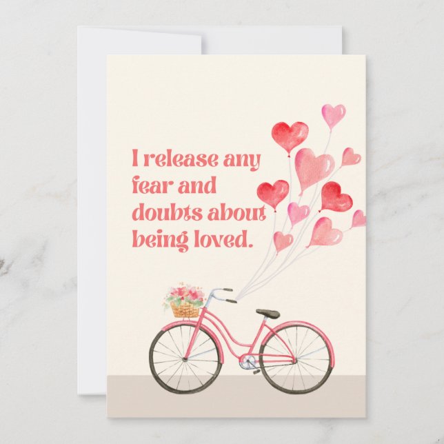 Dag 14 Rött hjärtkort för Manifestet Kärlek (Framsida)