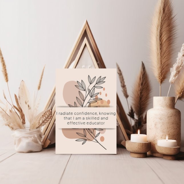 Dag 15 Mentalsjukförsäkringskort för lärare (Teacher affirmation card
)