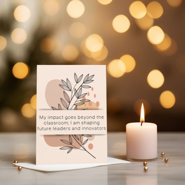 Dag 17 Mentalsjukförsäkringskort för lärare (Daily affirmation cards for teachers
)
