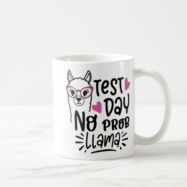 Dag 1: Provningsdag 1 för professor Llama Llama Kaffemugg (Höger)