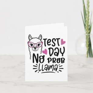Dag 1: Provningsdag 1 för professor Llama Llama Kort