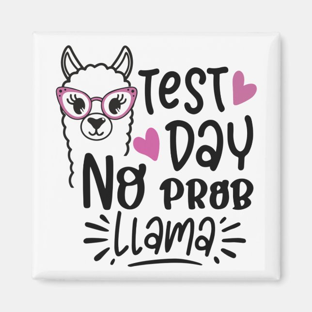 Dag 1: Provningsdag 1 för professor Llama Llama Magnet (Framsidan)