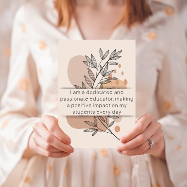 Dag 2 Lärarbekräftelse dagligt sjukförsäkringskort (TEACHER AFFIRMATION CARDS)