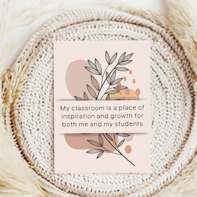 Dag 3 Lärarbekräftelse dagligt sjukförsäkringskort (teacher affirmation card)