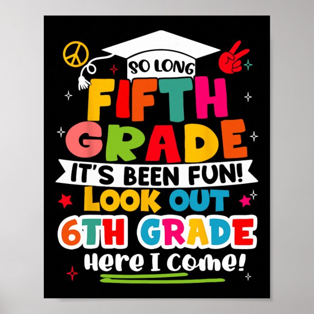 Dag 5:e Klass-Studenten-boys-flickorna Ki Poster (Framsidan)