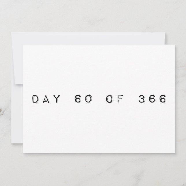 Dag 60 av 366 LEAP-DAGEN Inbjudningar (Framsida)