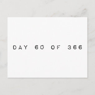 Dag 60 av 366 LEAP-DAGEN Vykort