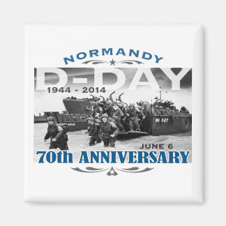 Dag 70-årsdagen Slaget om Normandie Magnet