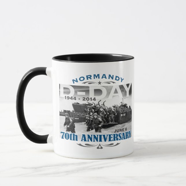 Dag 70-årsdagen Slaget om Normandie Mugg (Vänster)
