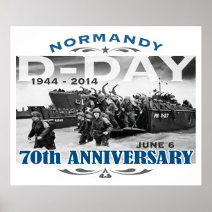 Dag 70-årsdagen Slaget om Normandie Poster