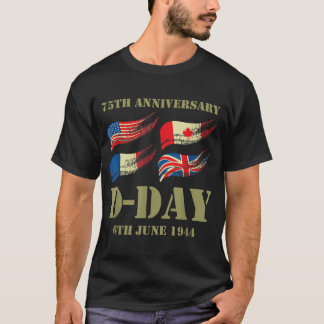 Dag 75:e-årsdagen t shirt