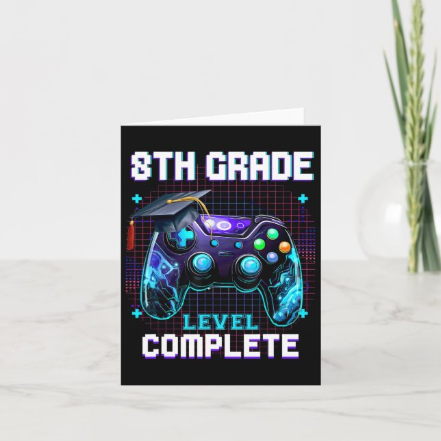 Dag 8:e Klass-nivån fullständig Studenten-han-pojk Kort (Framsida)