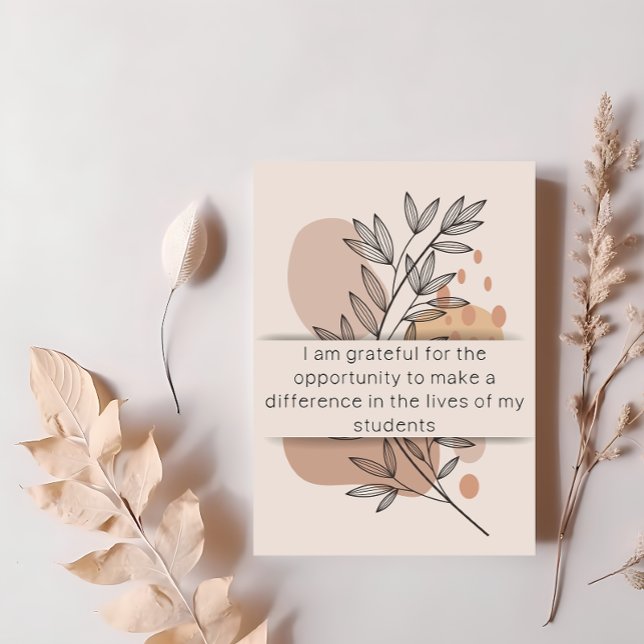 Dag 9: Lärarbekräftelse dagligt sjukförsäkringskor (Positive affirmation cards for teachers )