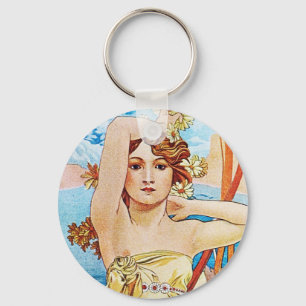 Dag Alphonse Mucha Nyckelring
