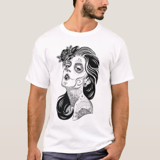 Dag av död flickamanar t-skjorta tee shirt