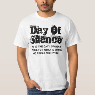 Dag av tystnad t-shirt