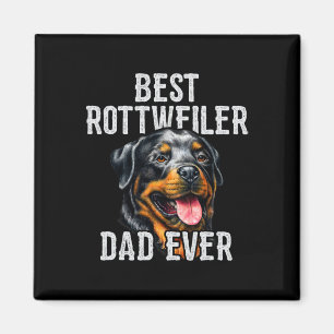 Dag . Bästa Rottweiler Pappa Aldrig Hund Pappa Magnet