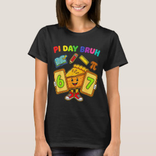 Dag bruh rolig 6 7 paj matte lärare barn t shirt
