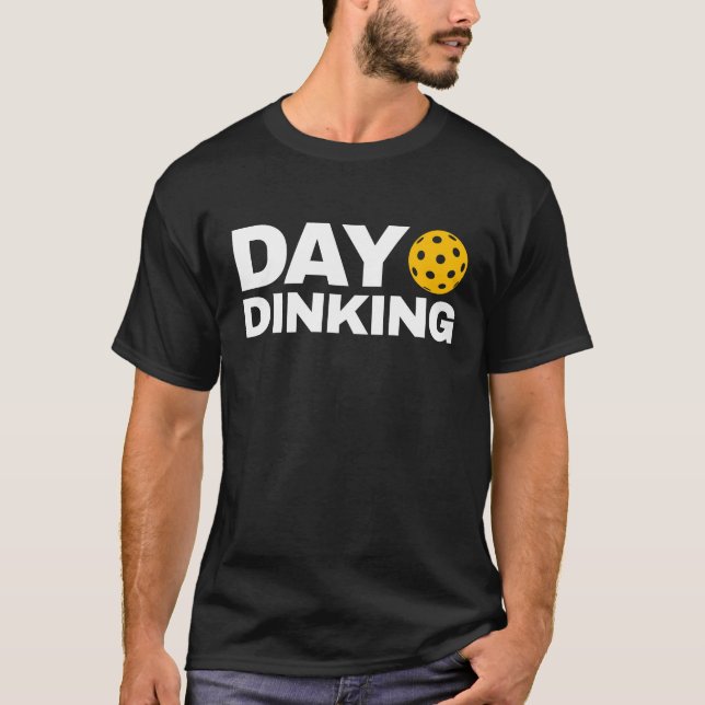 Dag Dinking Pickleball Dink T Shirt (Framsida)