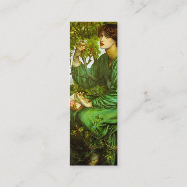 Dag Dream Bookmark av Dante Gabriel Rossetti Mini Visitkort (Framsida)