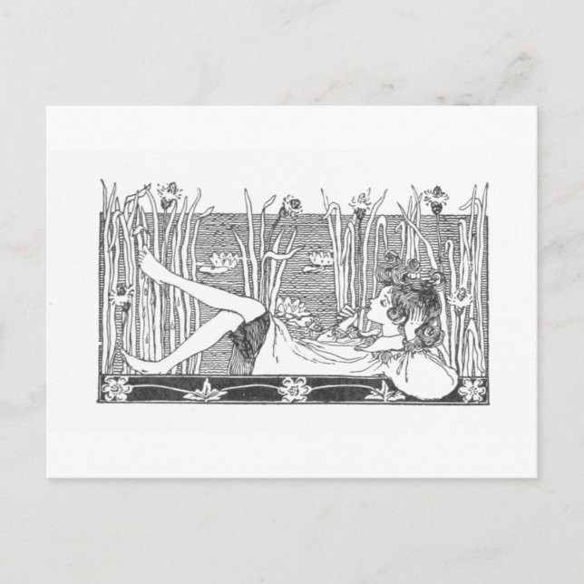 Dag Dreamer - Vintage bild Vykort (Framsida)