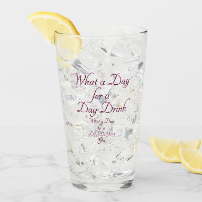 Dag Drink - åt henne av Jeff Willis Art Glaskopp (Framsida Ice)