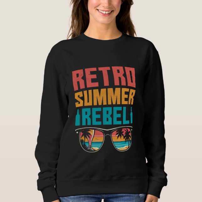 Dag Drinking Funny Retro Beach Sommar Coola Vacati T Shirt (Framsida)