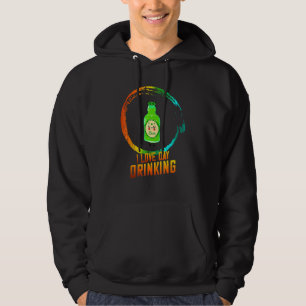 Dag Drinning St patrick's day Roliga meningar Grap Hoodie
