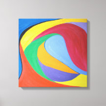 Dag-dröm, abstrakt av väggkonst