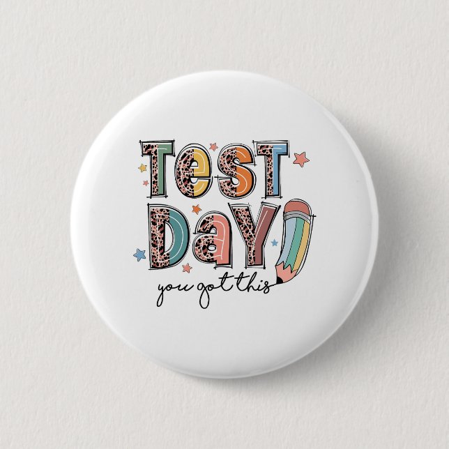 Dag du Har den här statliga testningen Motivationa Knapp (Framsida)