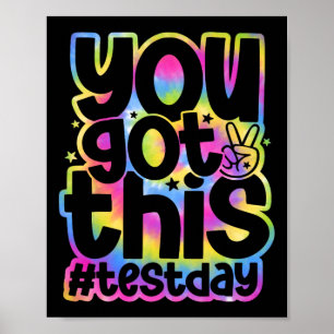 Dag du Har den här statliga testningen Motivationa Poster