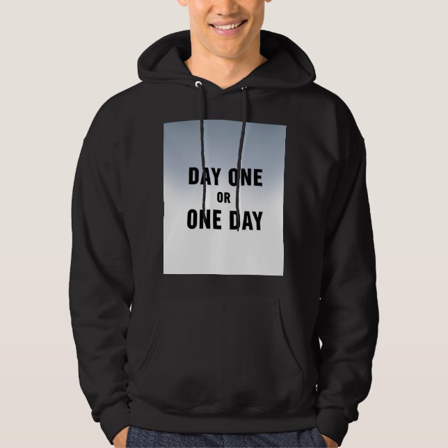 Dag ett eller En dag Hoodie (Framsida)