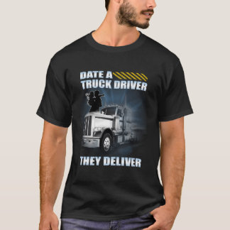 Dag ett Lastbil-drivrutin de levererar T Shirt