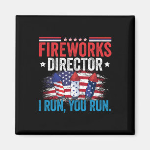 Dag Fireworks Director I Springa You Springa 4 jul Magnet