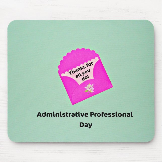 Dag för administrativ Professionell Musmatta (Framsidan)