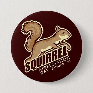Dag för bedömning av ekorrar knapp