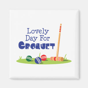 Dag för Croquet Magnet
