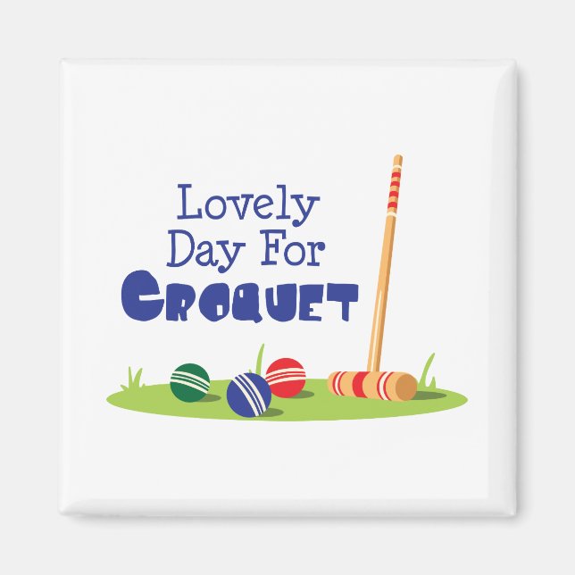 Dag för Croquet Magnet (Framsidan)