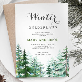 Dag för den moderna Gräs-Träd-vinter-nederlandsdag Inbjudningar