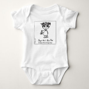 Dag för kungar för lycklig tre för babyJersey Tee Shirt