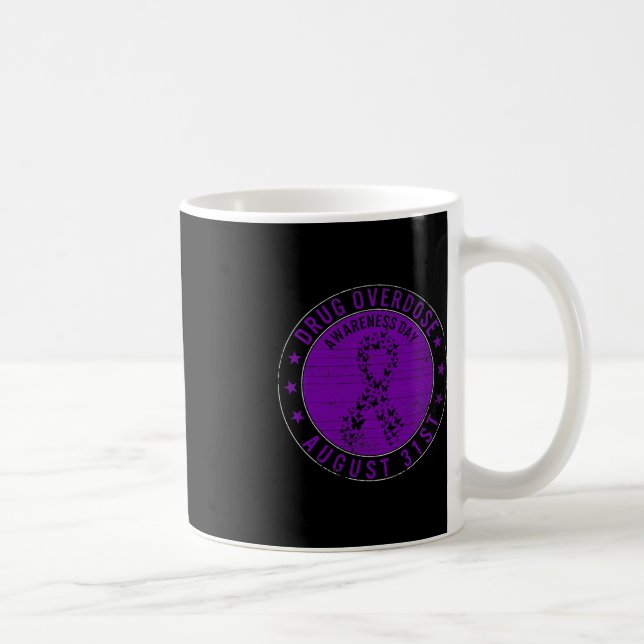 Dag för läkemedelsöverdosering Augusti 31a Recover Kaffemugg (Höger)