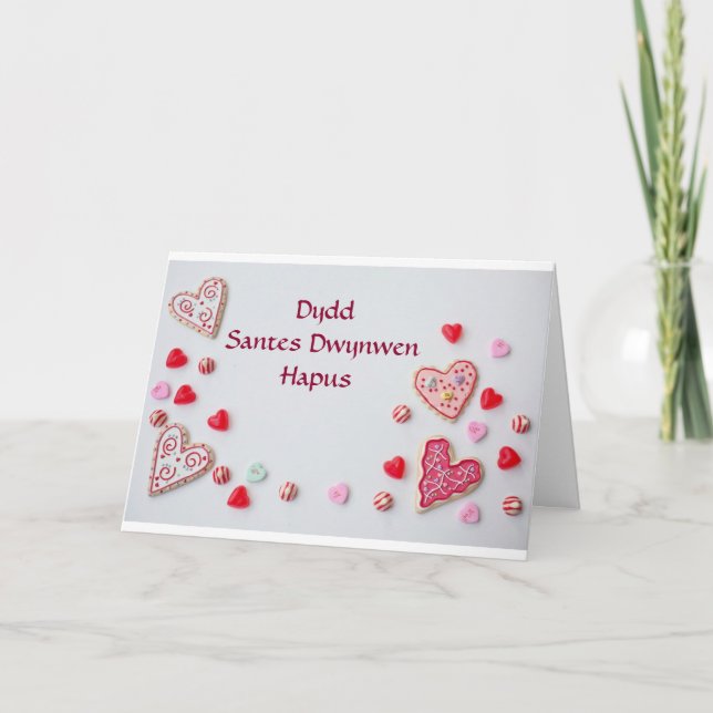 Dag för lyckligSt Dwynwens Helgkort (Framsida)