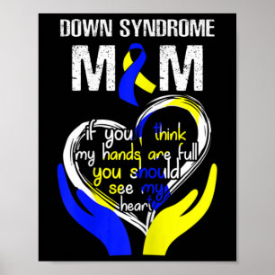 Dag för nedsyndrom med Mamma Costume World Down Sy Poster