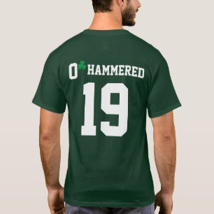 Dag för O'HAMMERED som St Patrick dricker T Shirt