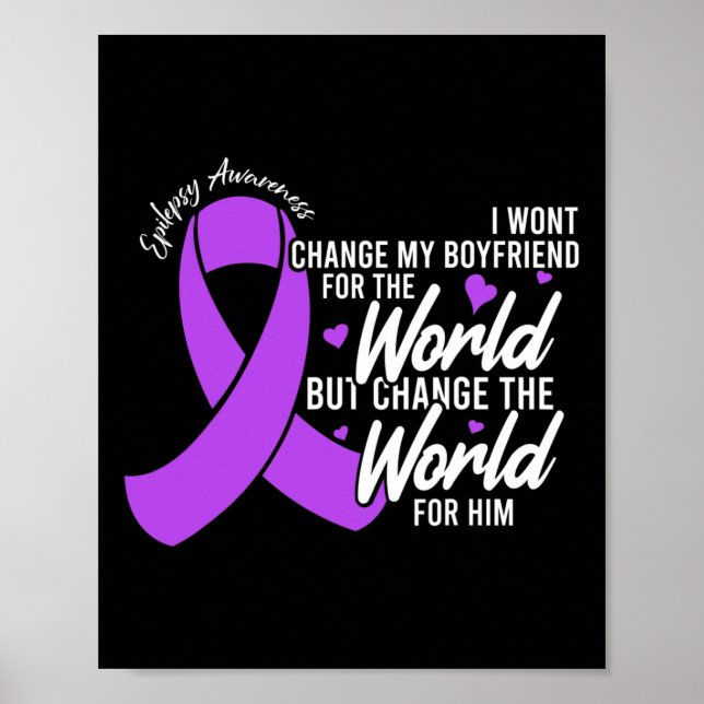 Dag för ökad medvetenhet om epilepsi månad poster (Framsidan)